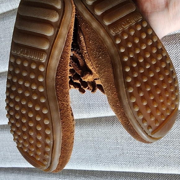 Leather Moccasins Minnetonka $55 toddler size 8 New condition ! 😍 🪶moccasins - Picture 5 of 7